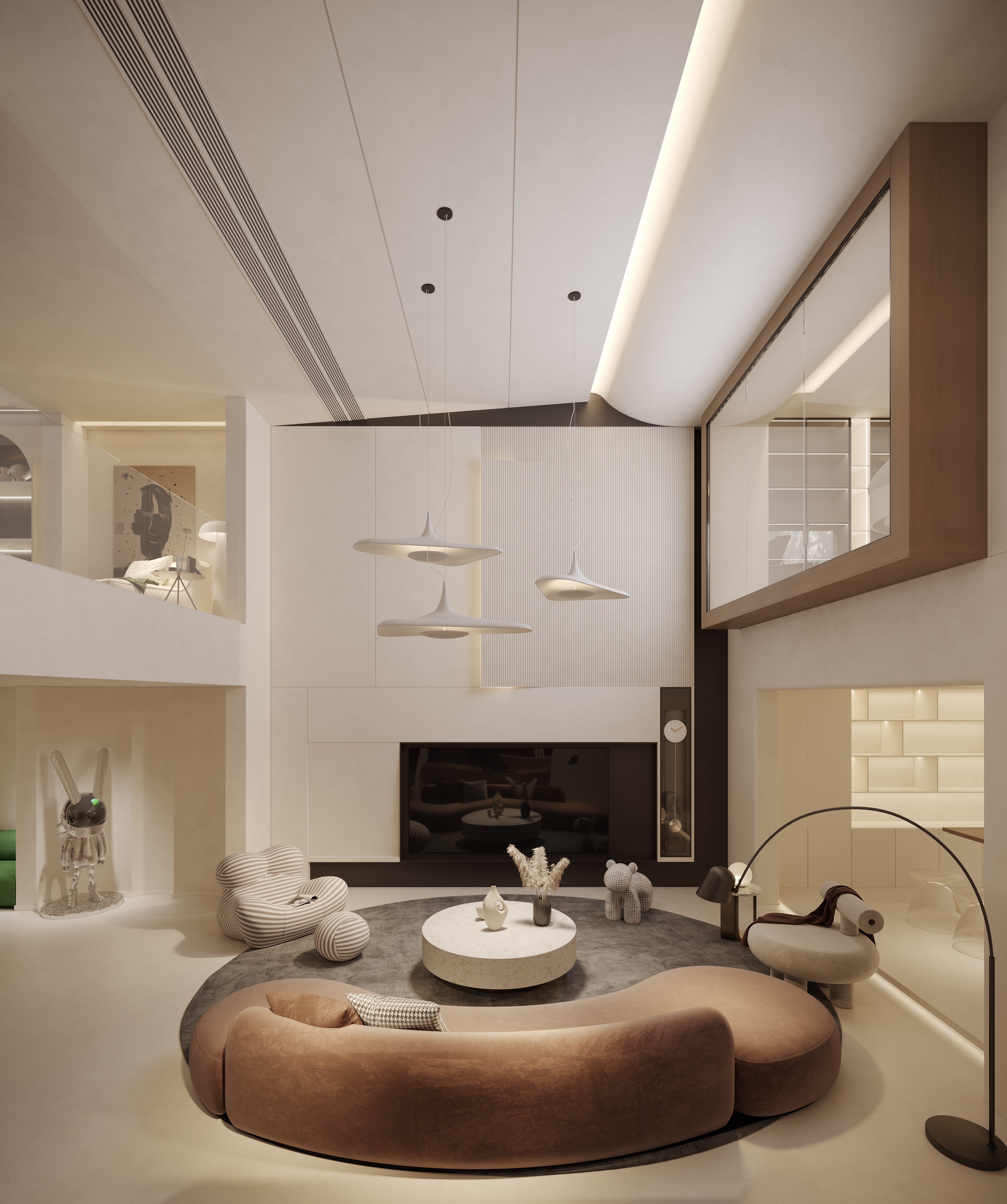 挑空别墅地下室-2