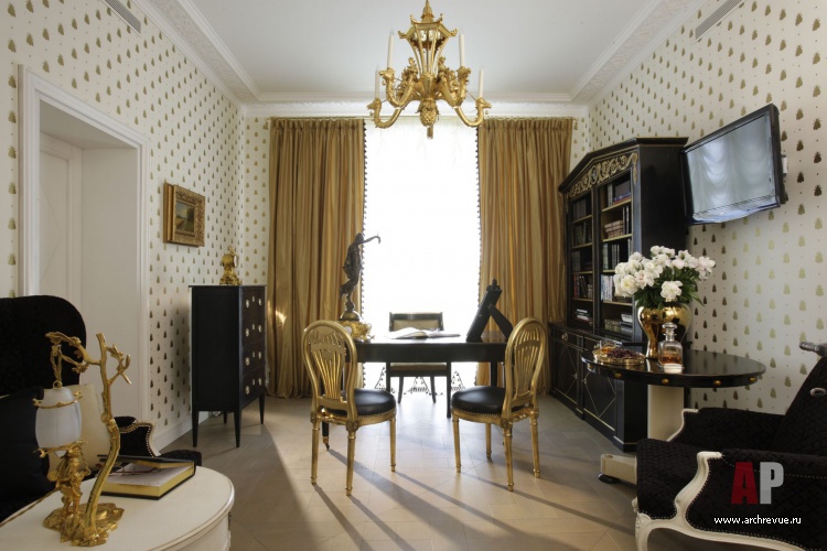 俄罗斯帝国风格庄园室内设计丨Нестерова Юлия-45