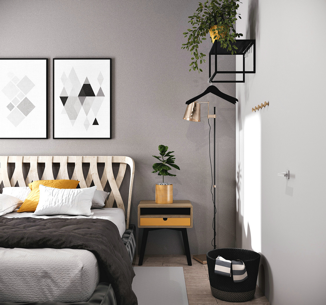 高级灰++ 柠檬黄，极简现代美的设计魅力-12