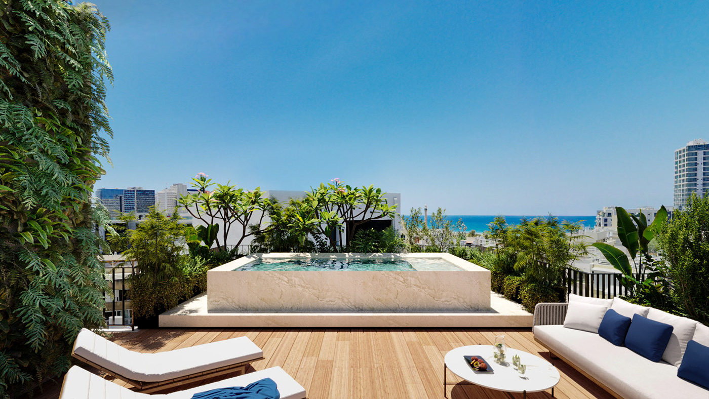 特拉维夫摩天公寓丨以色列特拉维夫丨Bar Orian-14