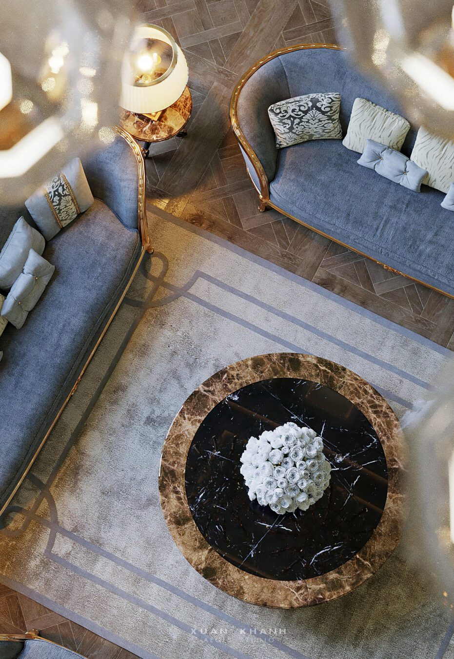 Sketchup经典别墅室内模型丨Xuan Khanh-5