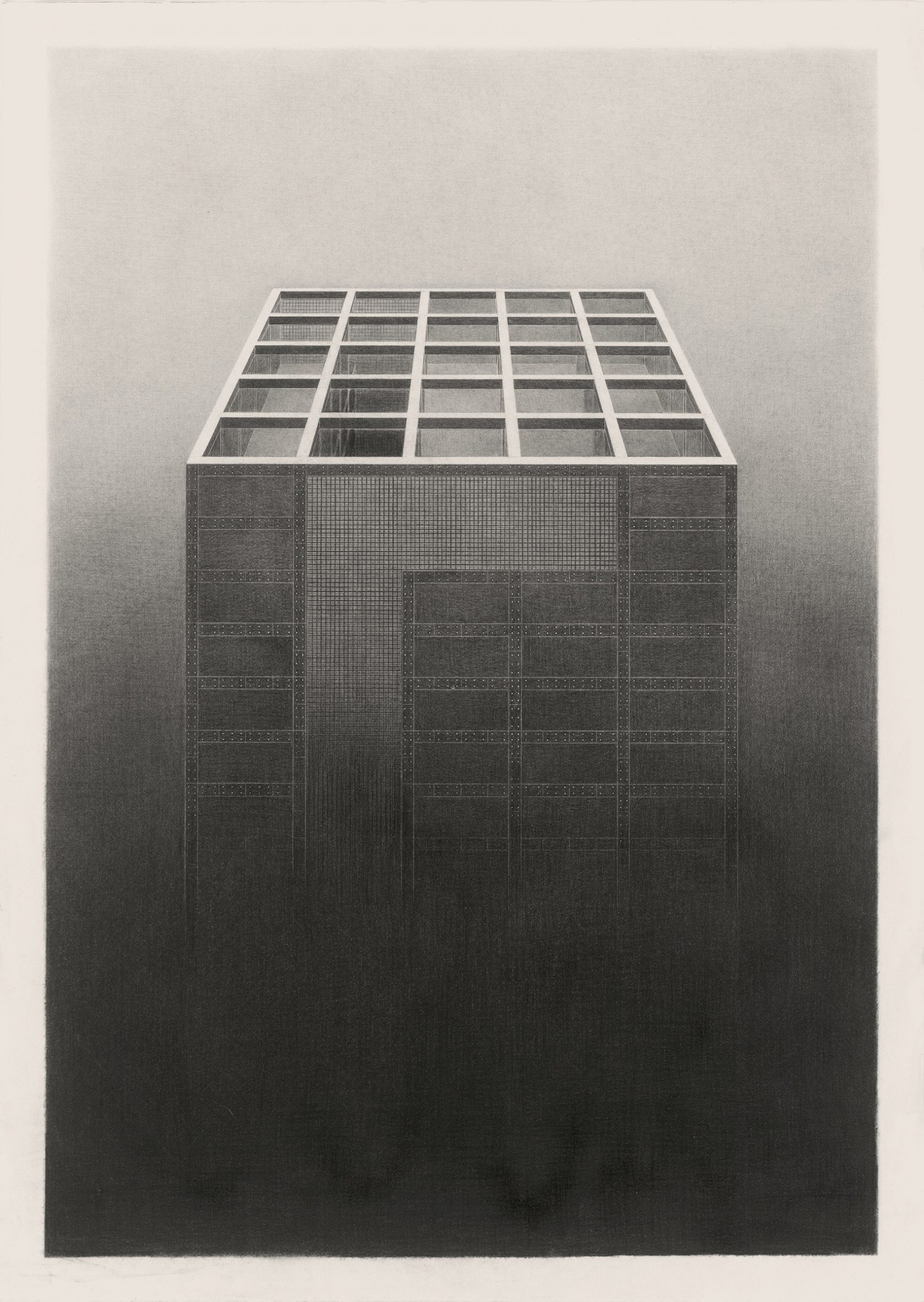 Tadao Ando showcases nine drawings that "capture the invisible depth behind architecture"-48