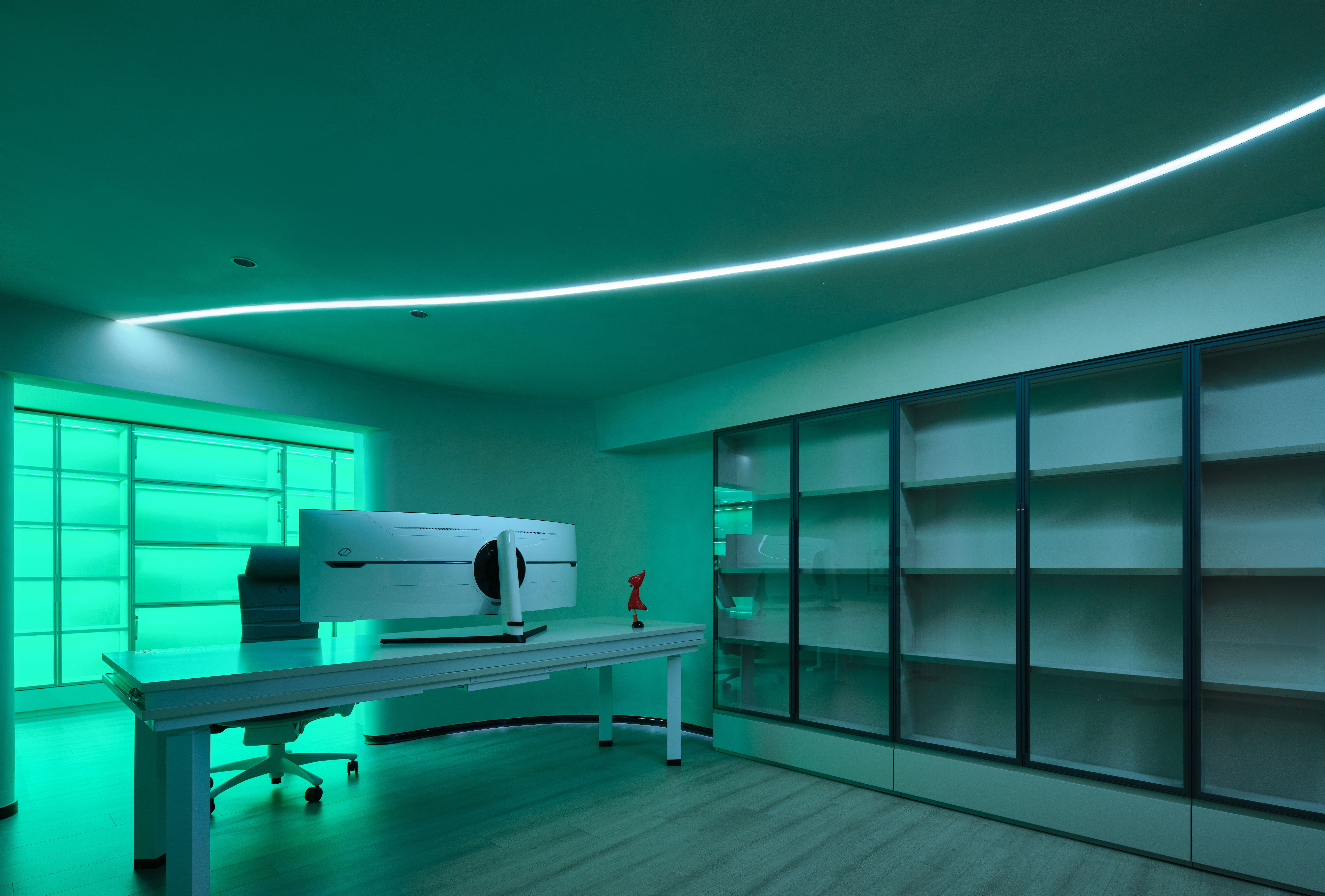 300㎡解构主义空间，建筑系海归独居男的精神自留地-45