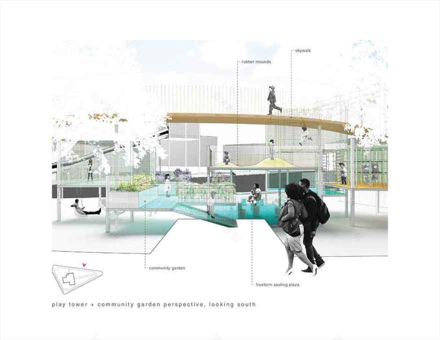 Community Design Collaborative Play Space Design Competition | Learning Landscapes: Blanche A. Nixon/Cobbs Creek Branch Library-17