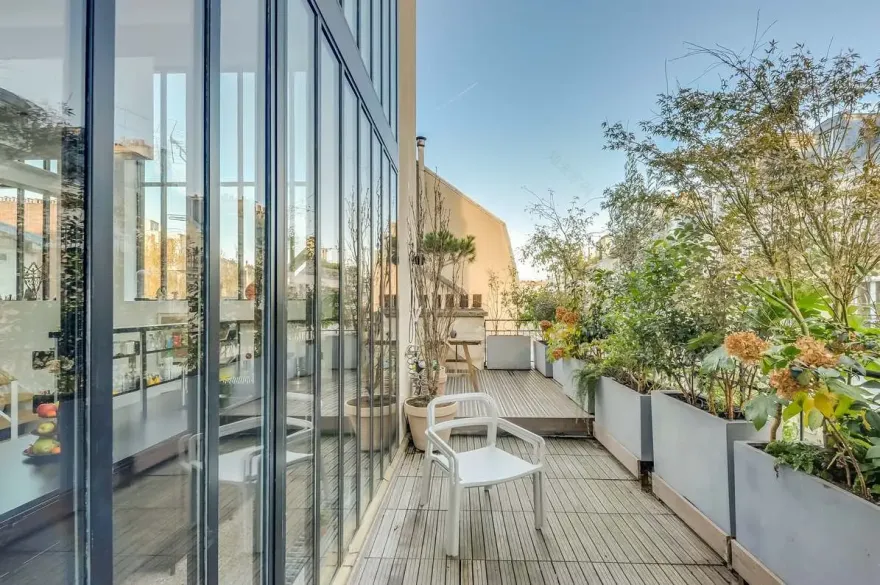 巴黎市中心绿植复式 Loft,-7