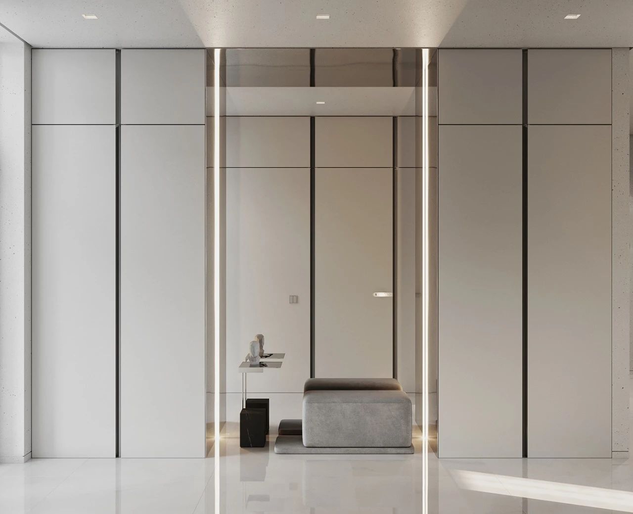 俄罗斯简约优雅公寓设计丨VERITY DESIGN-30