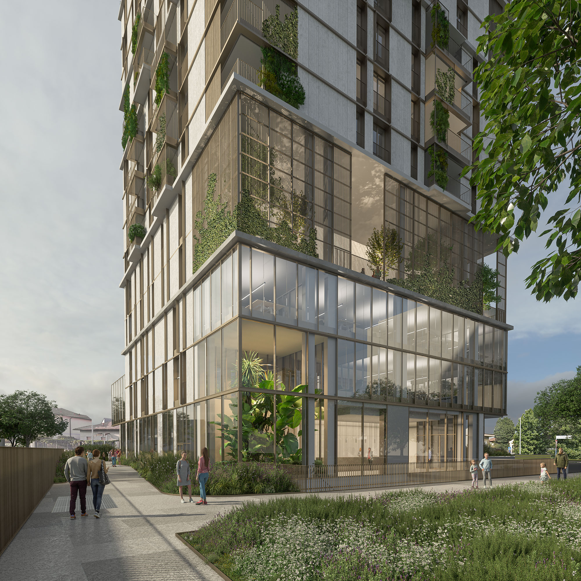 意式绿意 · Saronno 住宅塔楼丨意大利丨SIGMA COSTRUZIONI-21