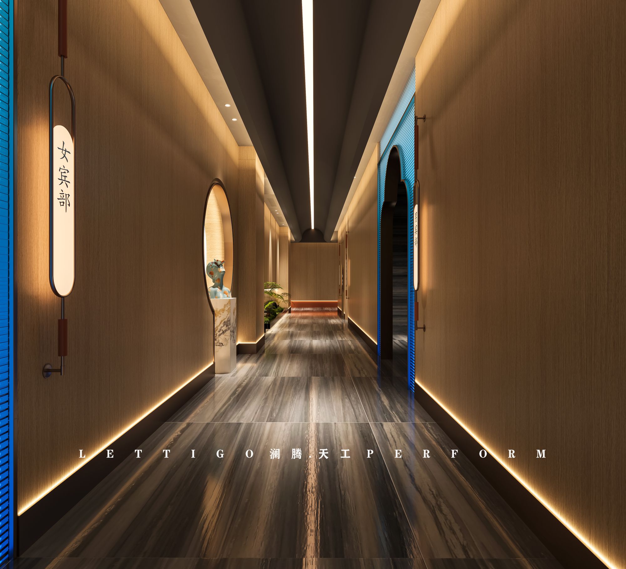 现代中式|足浴会所|SPA养生馆-13