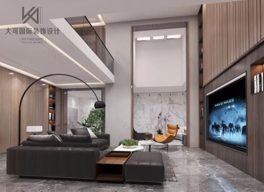 《现代生活—简与繁》外滩首府 380㎡叠墅,现代风格演绎生活美学-25