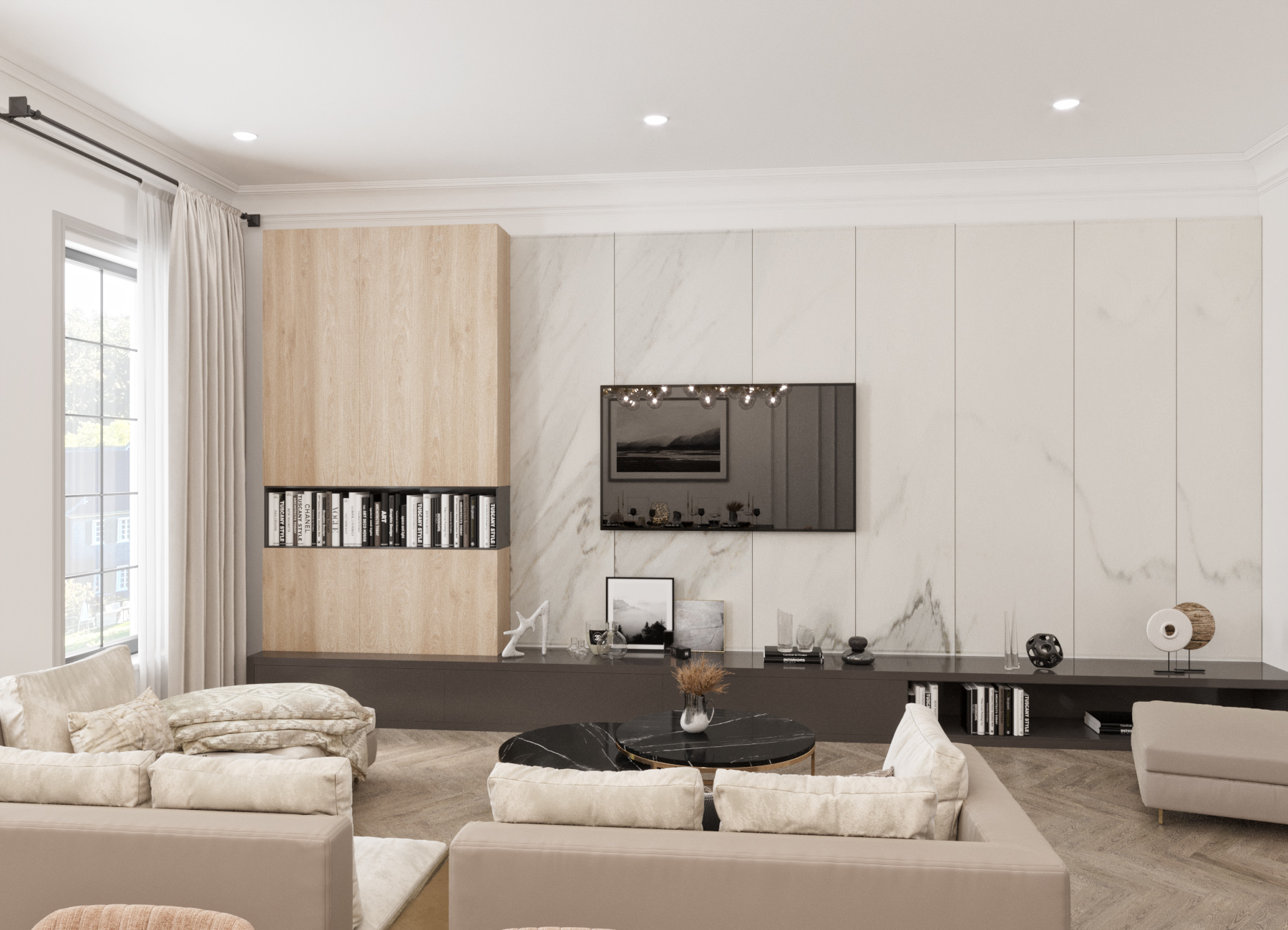 living room in light colors-3