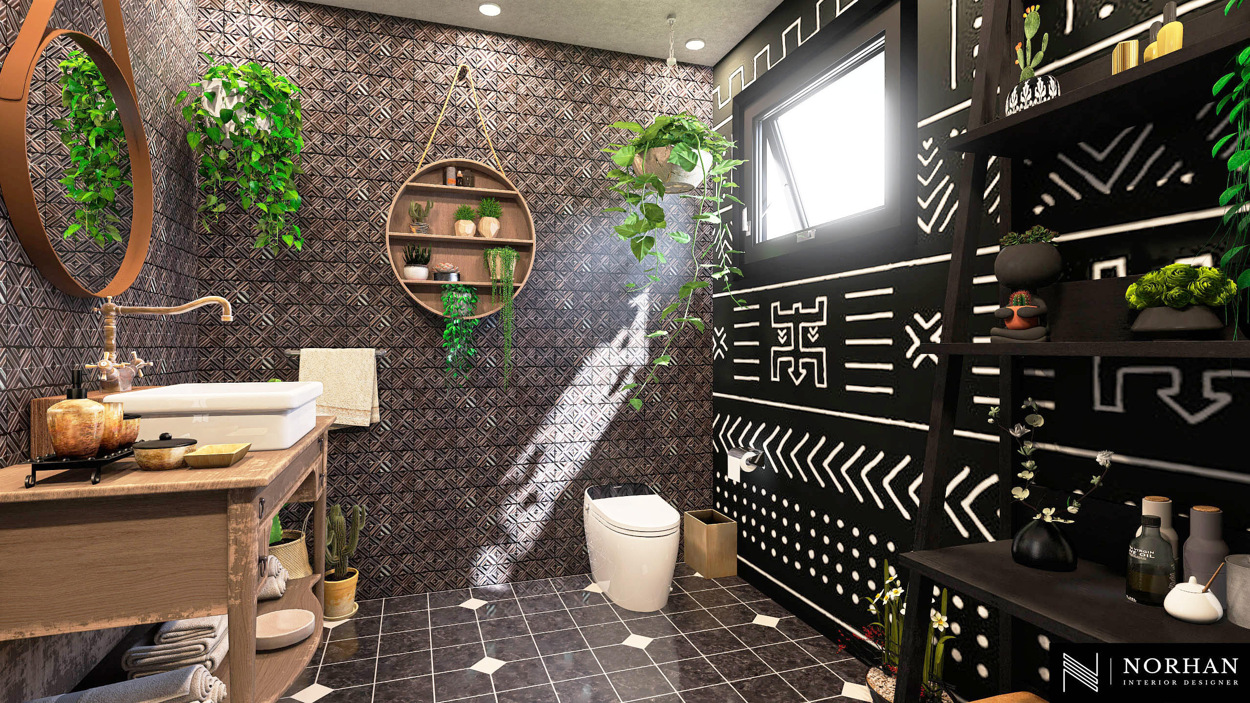 Apartement in African style-32