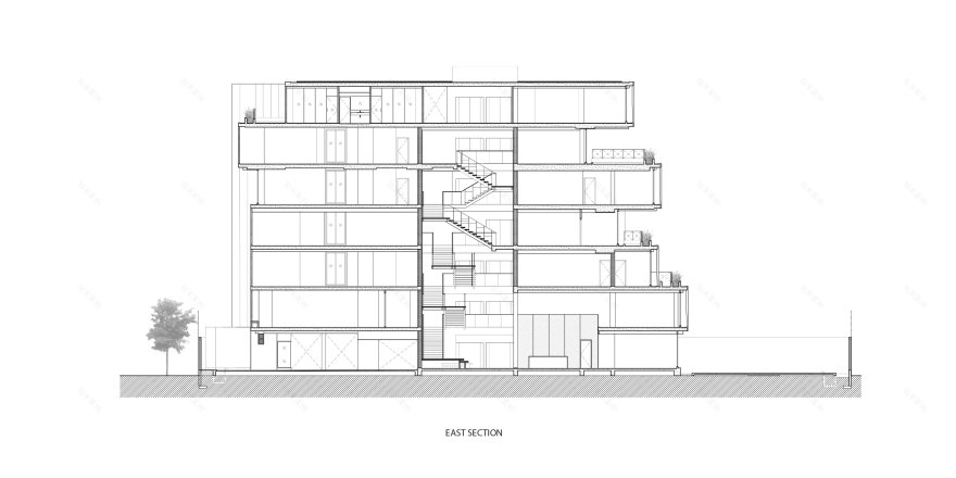 稻田梯田式办公空间设计-31