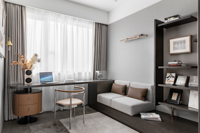 黑白灰的简约之美,璞辉设计打造现代质感住宅丨上海璞辉空间设计有限公司-38