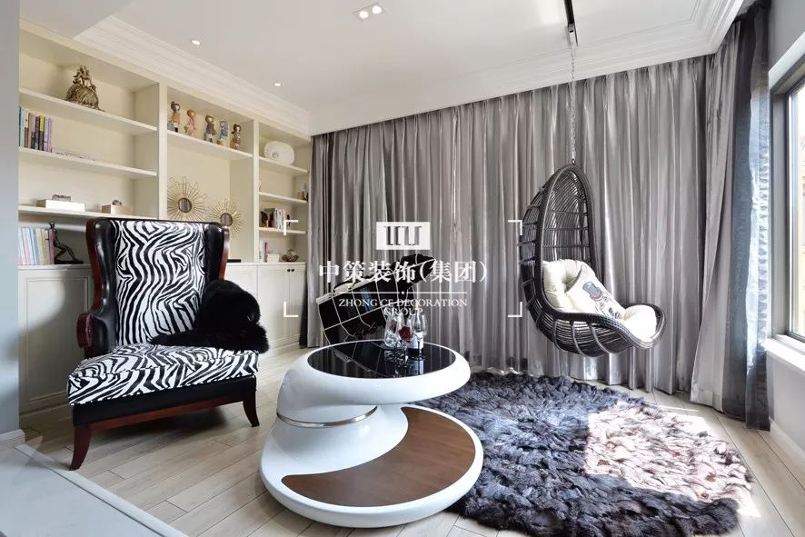 果林湖畔大别墅 | 现代简约风格下的空间重构-95