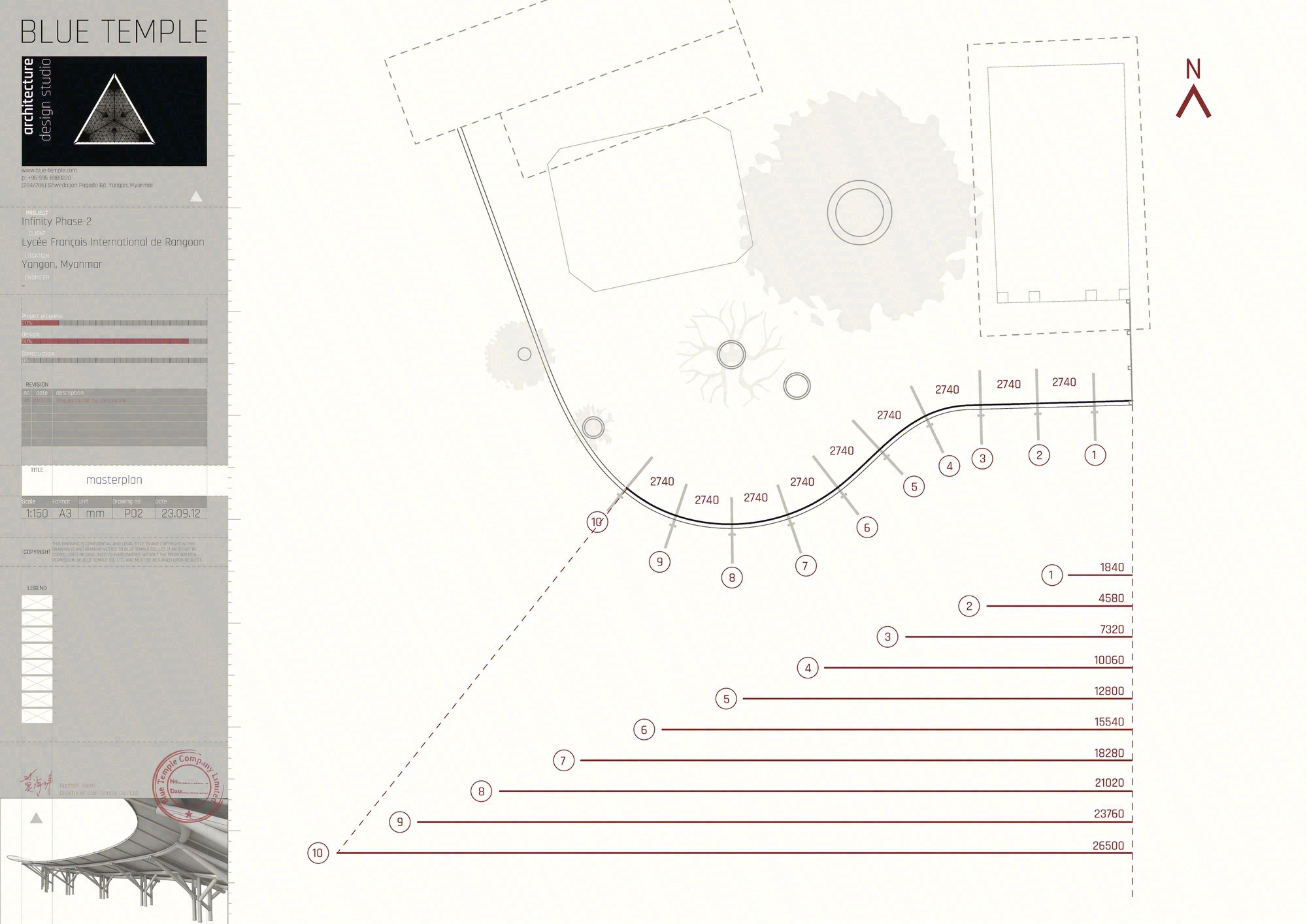 谢德学校操场亭丨缅甸丨Blue Temple-29