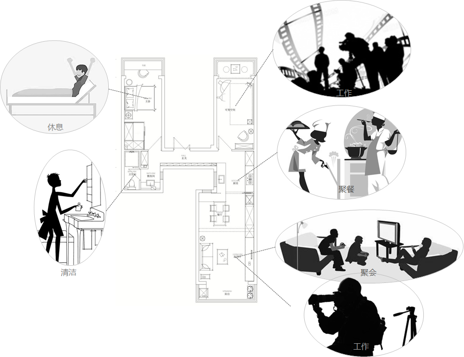 北京“4”字户型变形记 | 生活与梦想共生-167