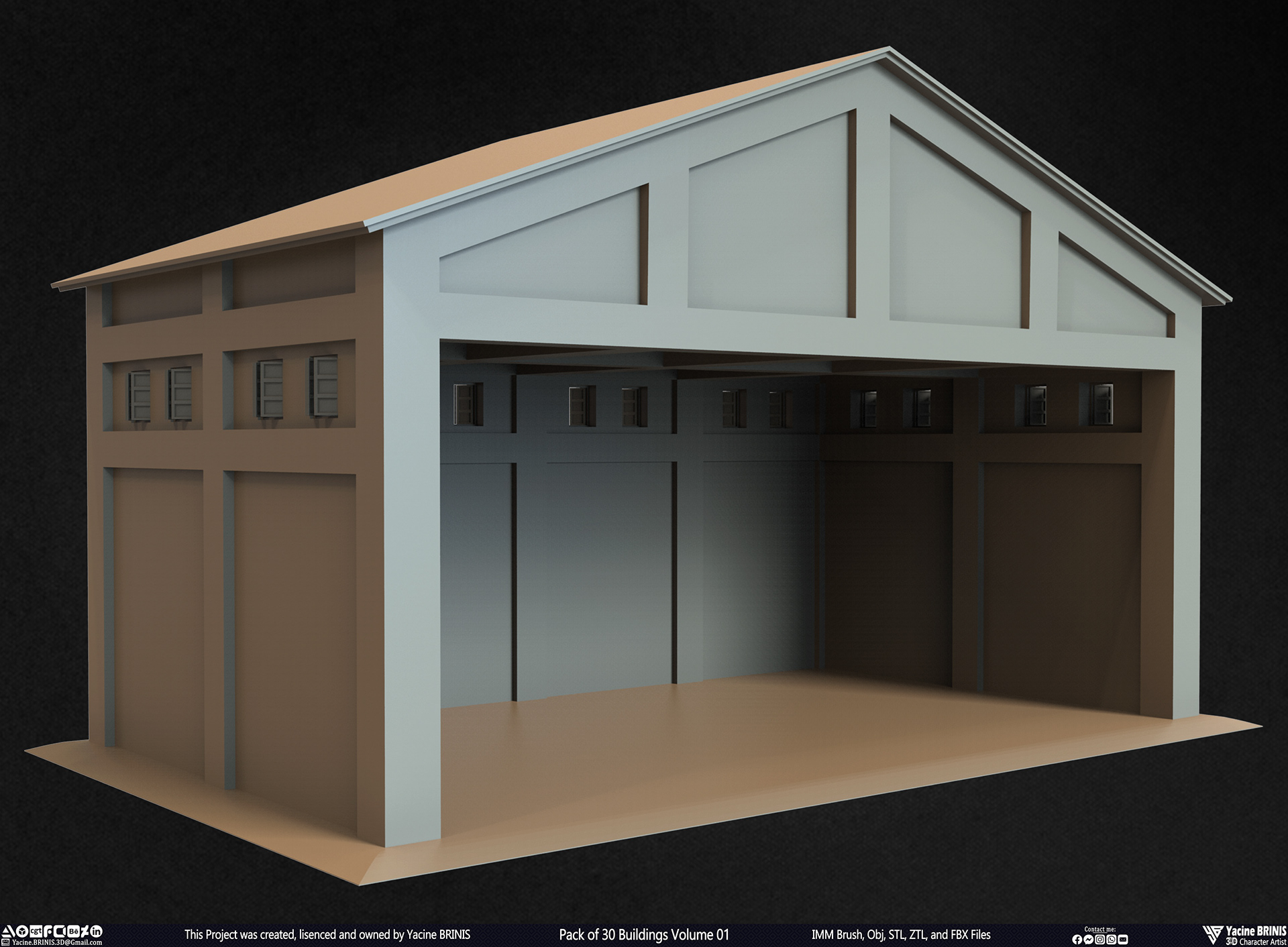 30 座建筑模型包丨Yacine BRINIS-22