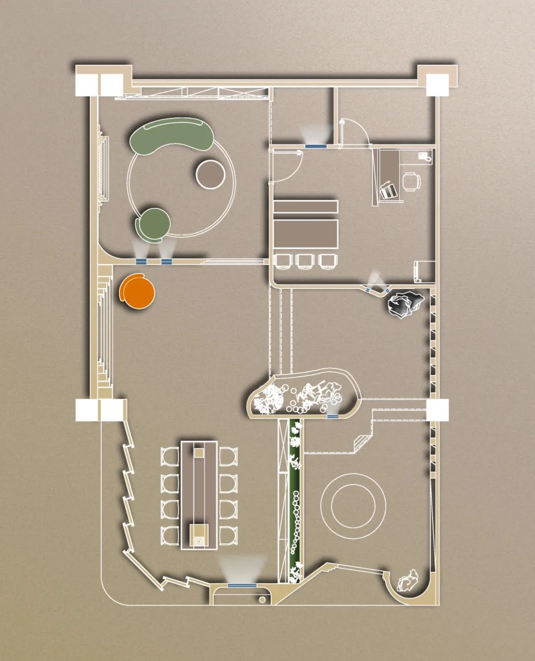 邓恩涂料喜盈门体验馆丨朴语设计（泉州）有限公司-49