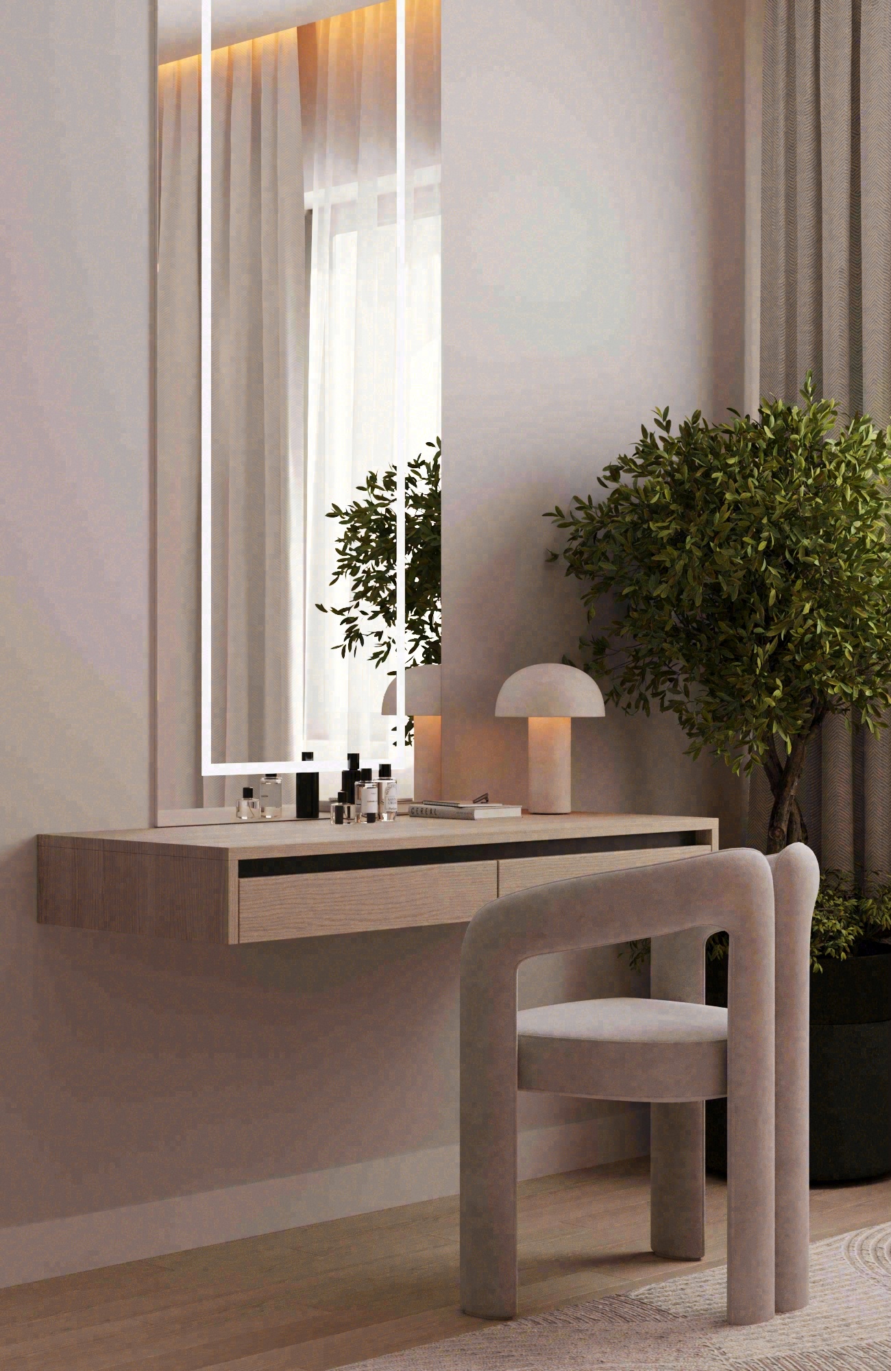 Интерьер частного дома, 140 м2, современный-4