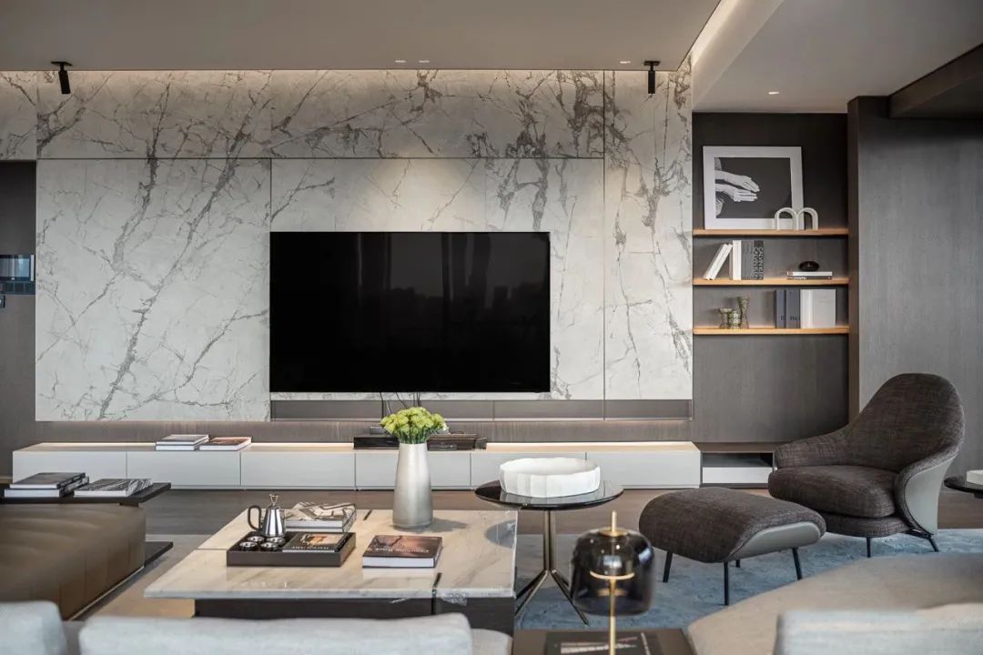 简约之魅·现代高级灰白空间设计-7