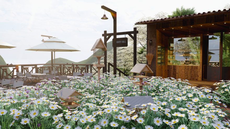 TAM DAO CLOUDY HILL 咖啡站点景观设计丨越南-8