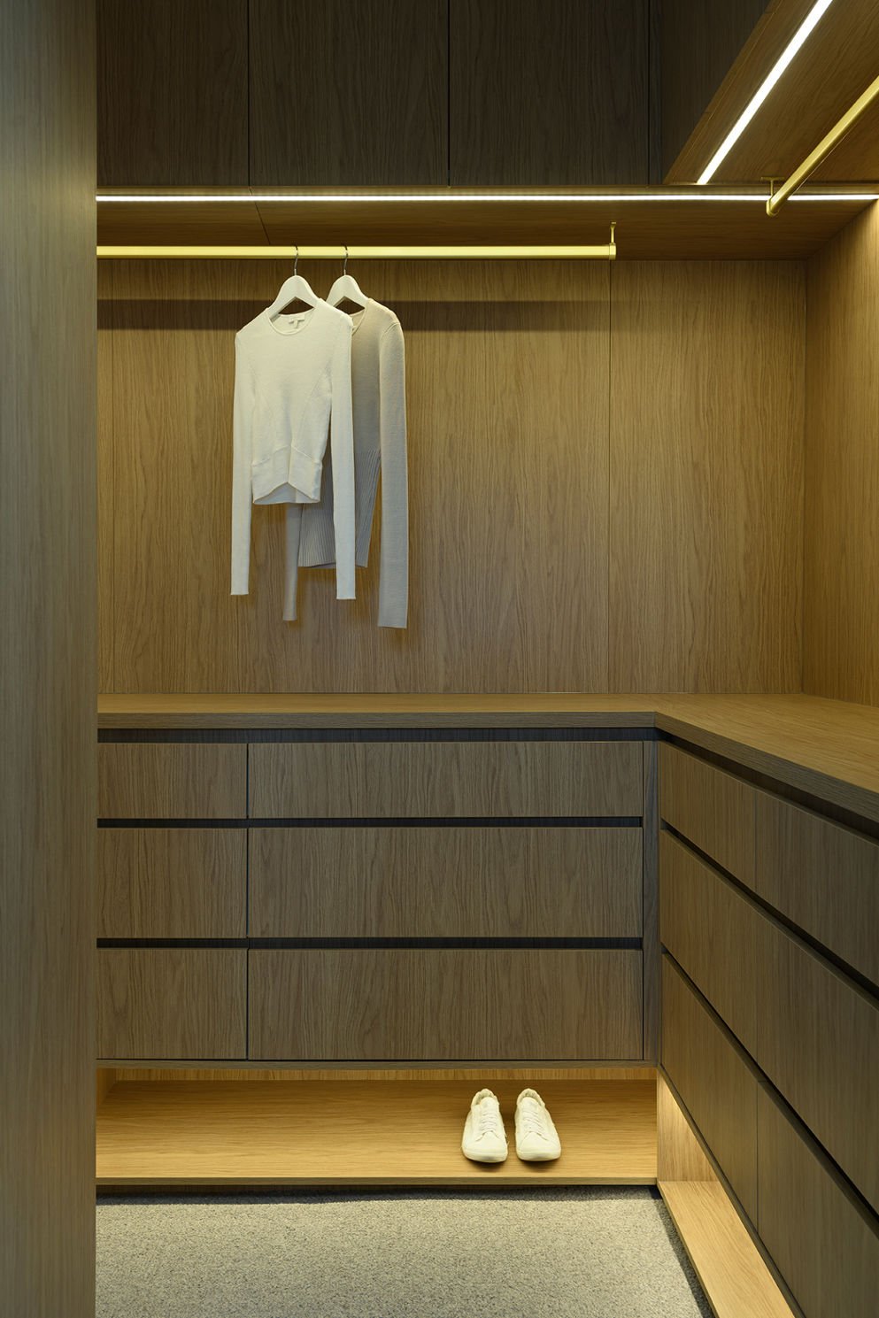 Wardrobe Lighting | Where To Position In A Wardrobe Design  — Zephyr + Stone-9