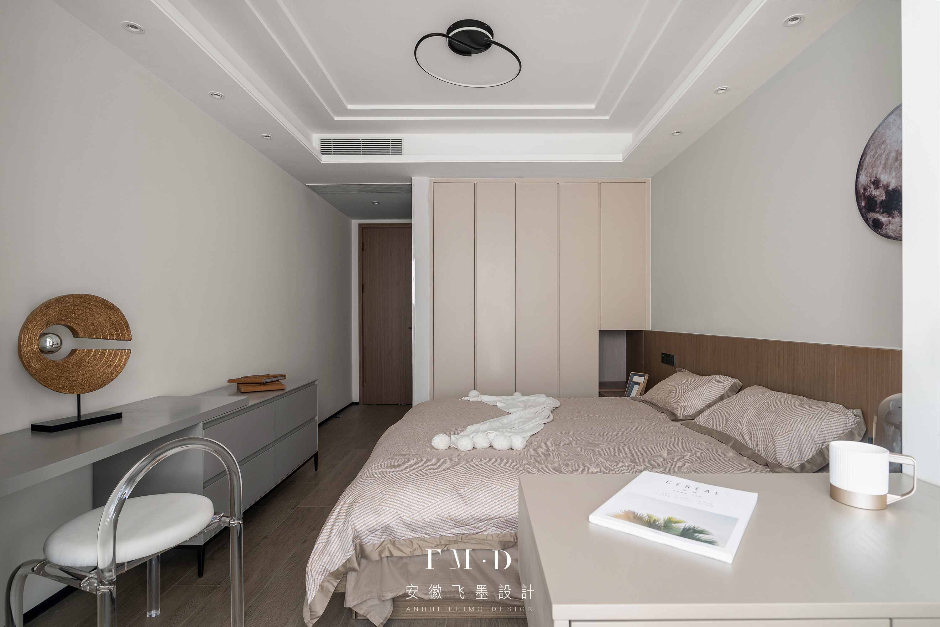 飞墨新作 || 三世同堂居132㎡现代简约家，高度舒适感拿捏！-21