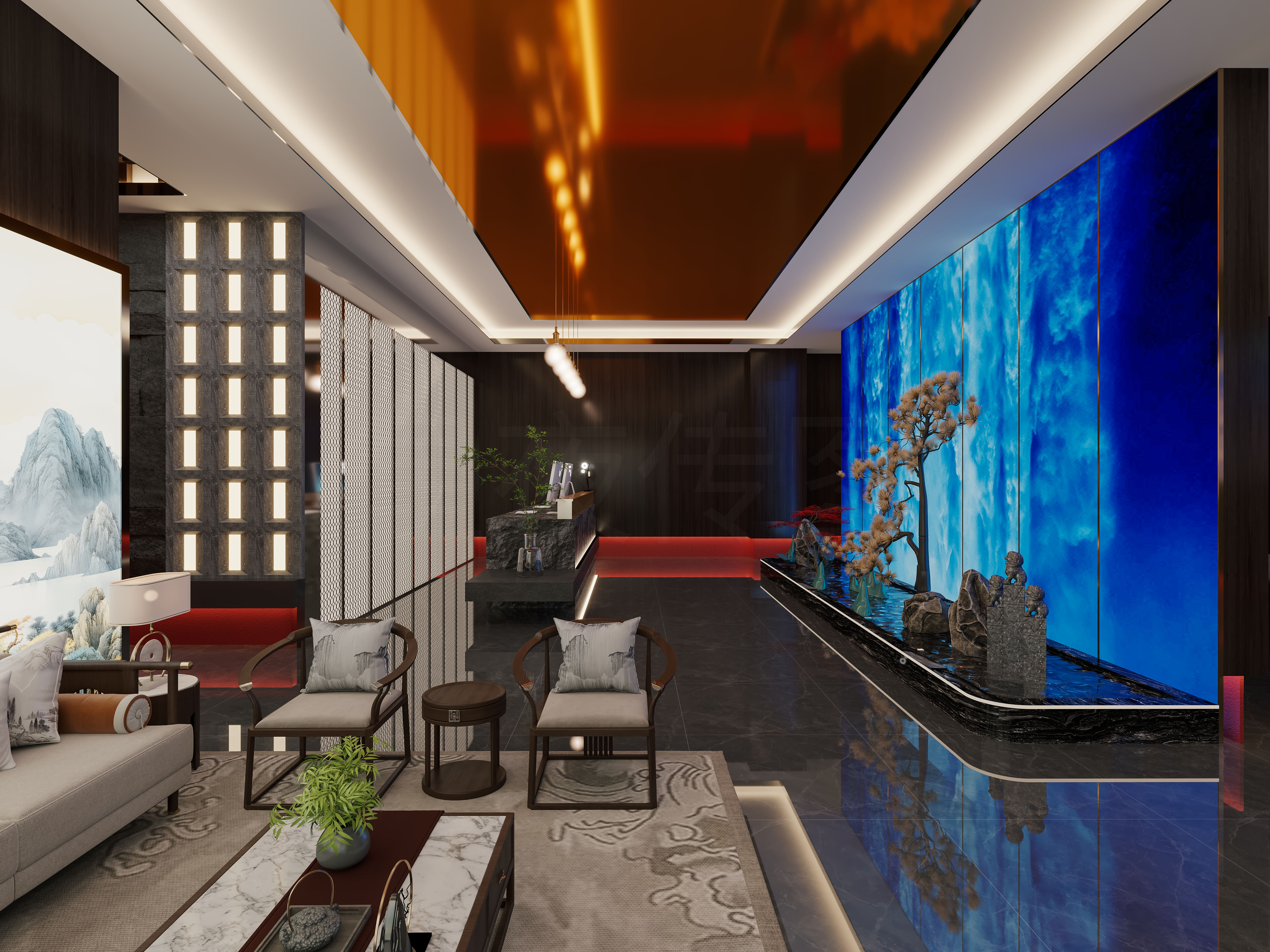 足浴空间设计，喧嚣咫尺，时光之外-3