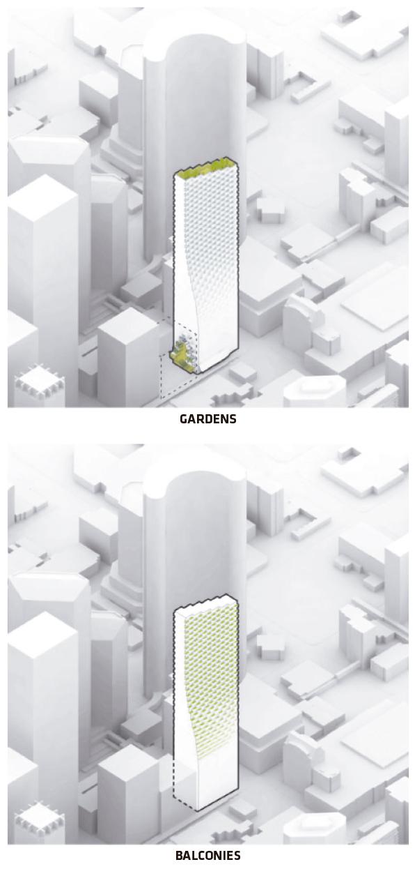 Calgary 市中心的 Telus Sky 塔楼 | 摩天大楼中的住宅与办公空间融合-9