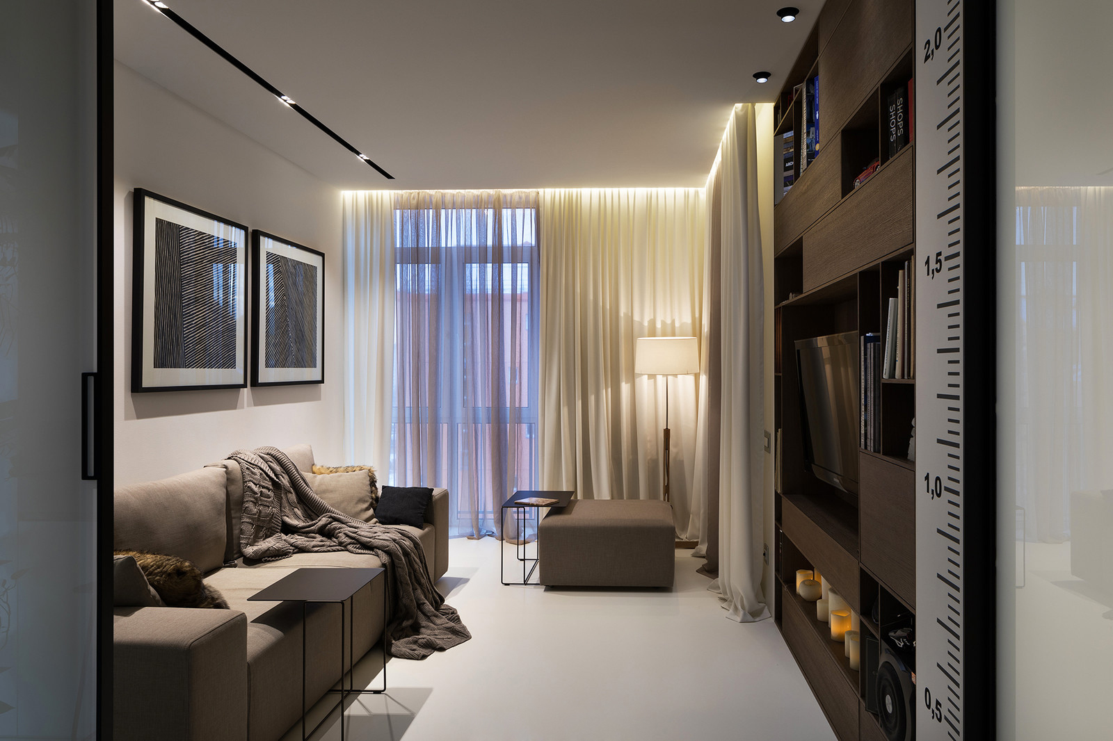 现代极简40平米小公寓住宅室内设计-13