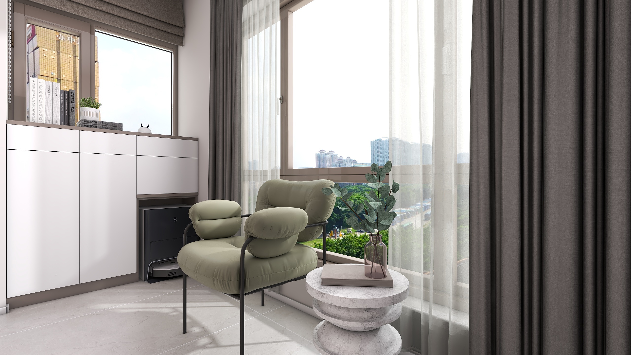 四川成都朗基香颂天府二期（113平方现代简约四居室）-31