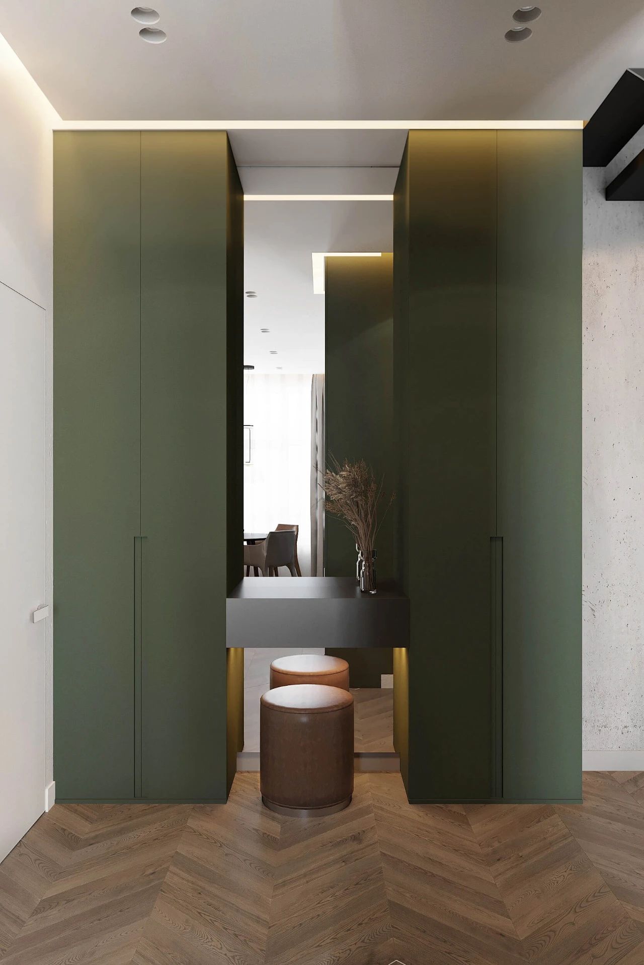 简约舒适的 149m²三层住宅设计丨Dinara Yousupova-13