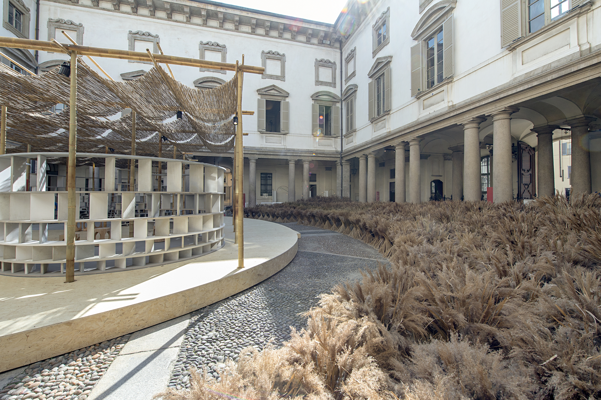 米兰古堡中的非洲村落 | Kéré建筑事务所 Courtyard Village-13