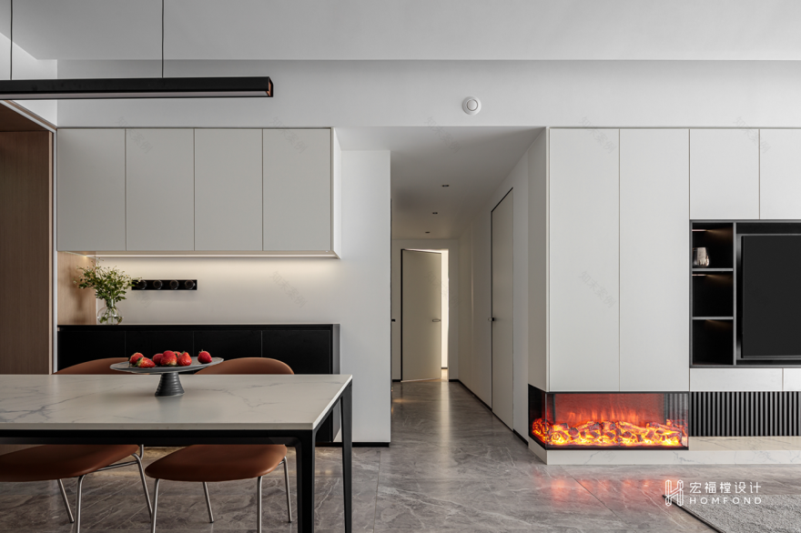 植觉 · 成都东湖长岛现代风格住宅设计丨中国成都丨成都宏福樘设计-43