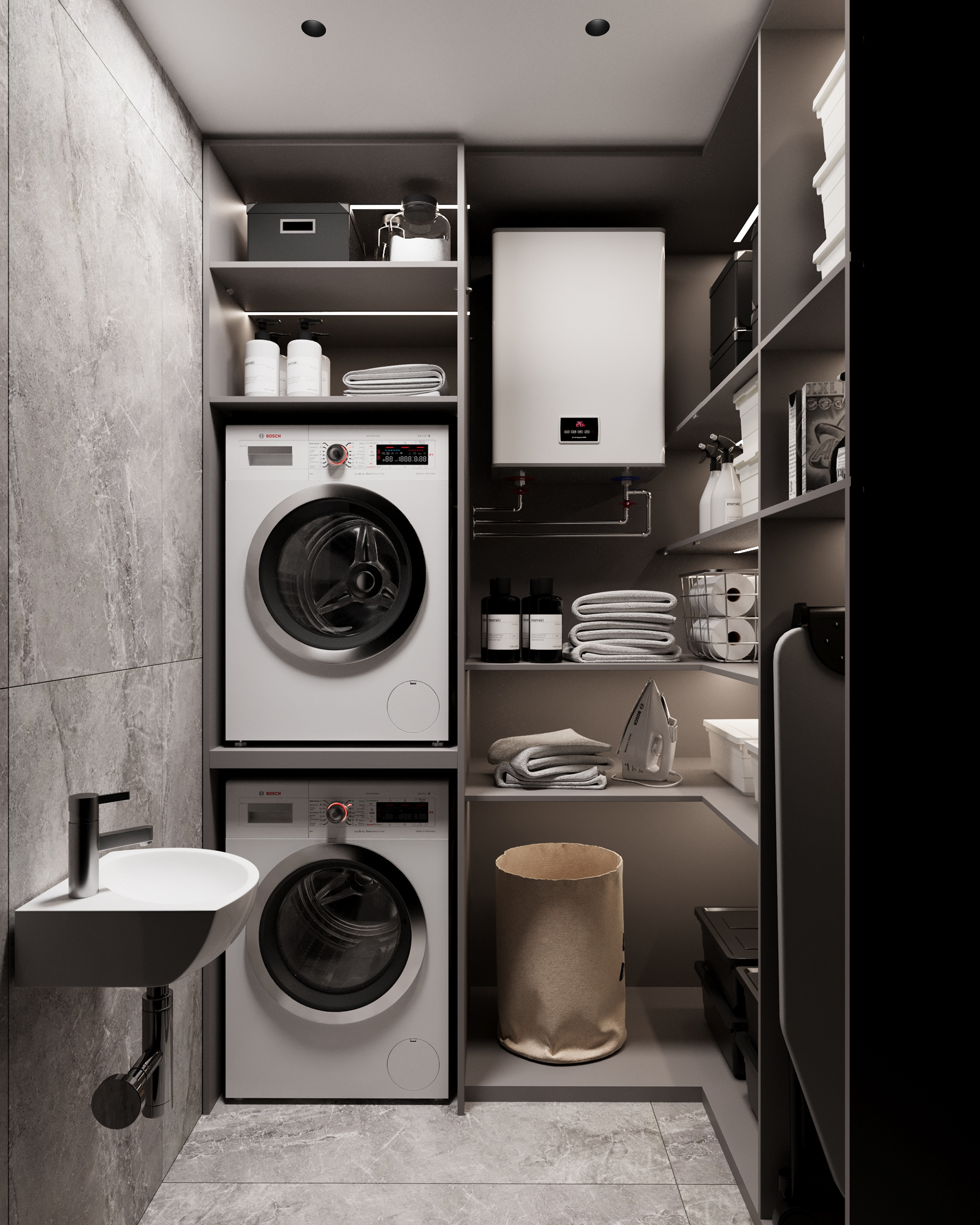 基辅某70平住宅公寓室内设计与可视化项目丨乌克兰基辅-25