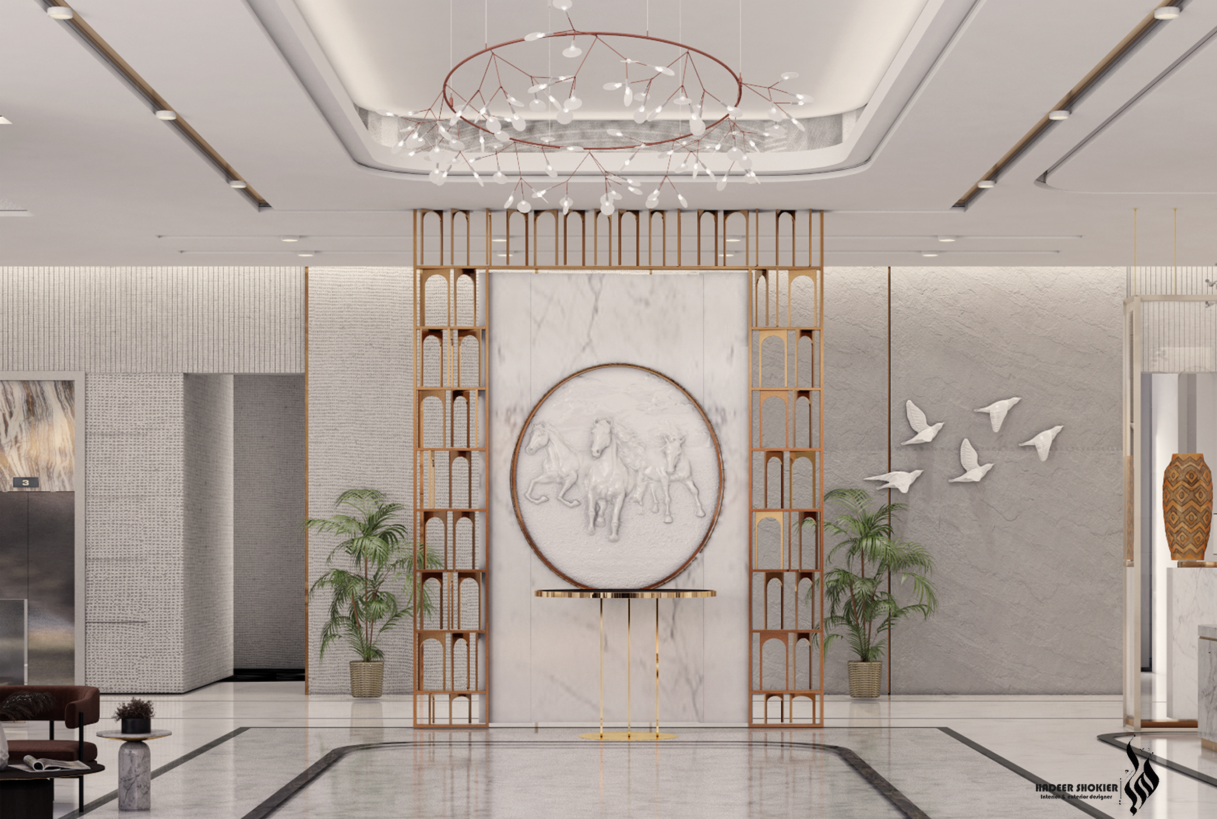 酒店前台设计丨Hadeer Essam Shokier-8