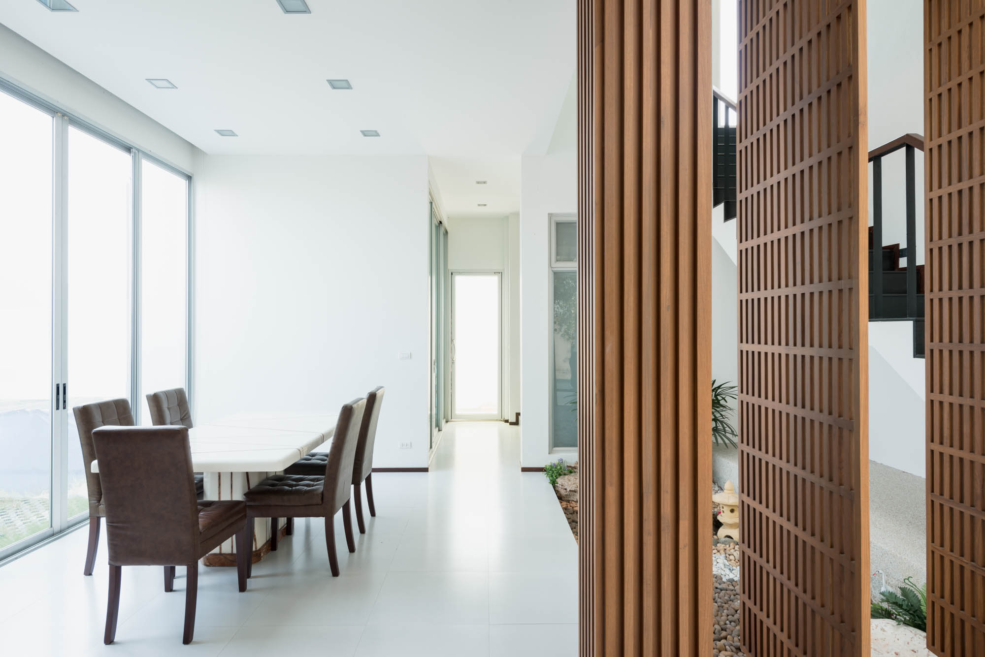 泰国曼谷大城府住宅 | 现代简约与传统融合-29