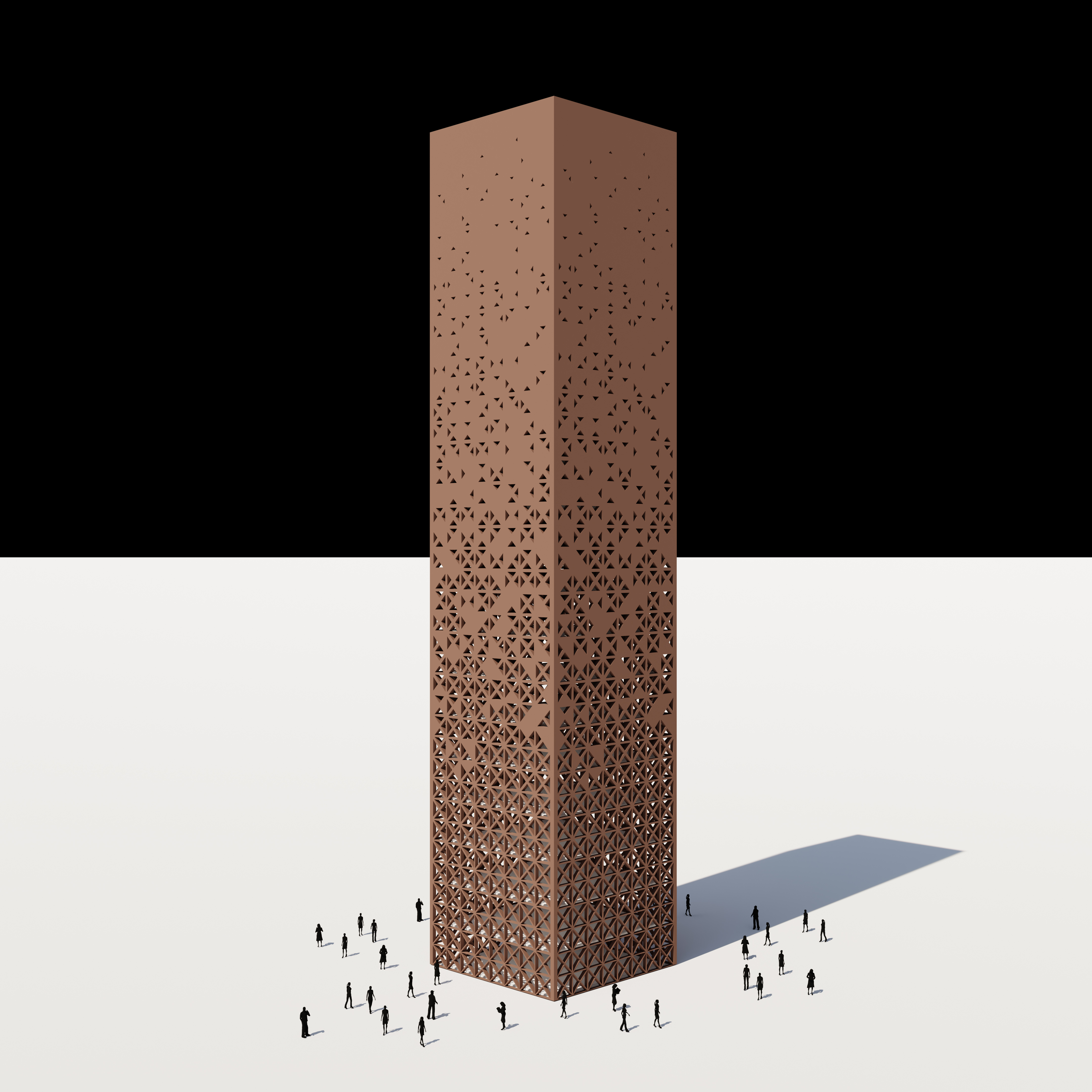 Triangle Gradient Pattern Rhino Grasshopper-9