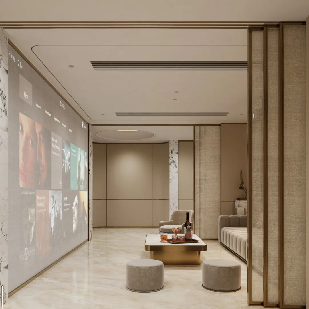 600㎡现代轻奢风丨浏河景苑丨中国湖南丨纵向·空间设计-49