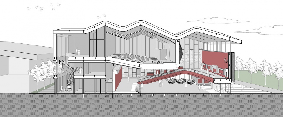 长春旗境创新展示空间 | 雕塑般的建筑美学-72