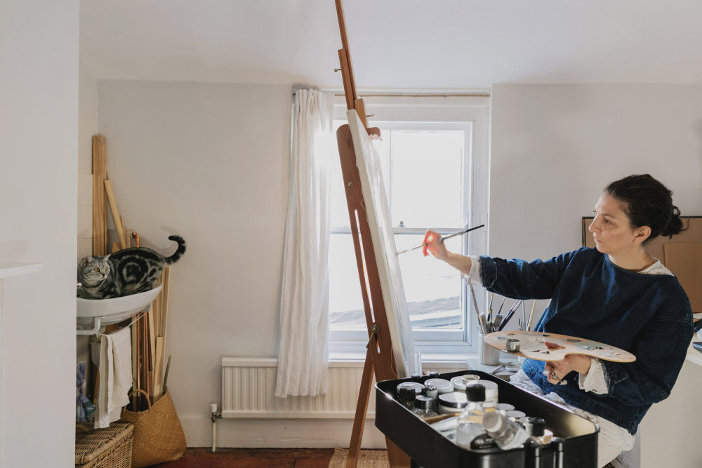 色彩之居 | 现代空间与 Farrow&Ball 的剑桥艺术家生活-8