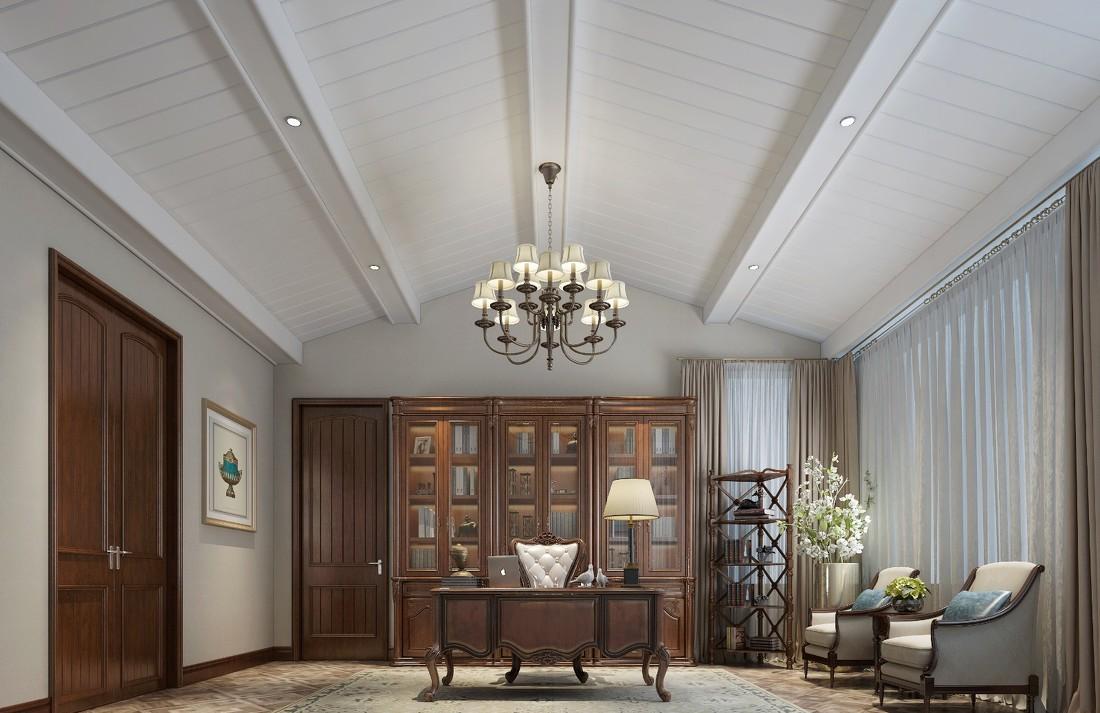 
苏州子时别墅装饰-豪门府邸美式风格 -11