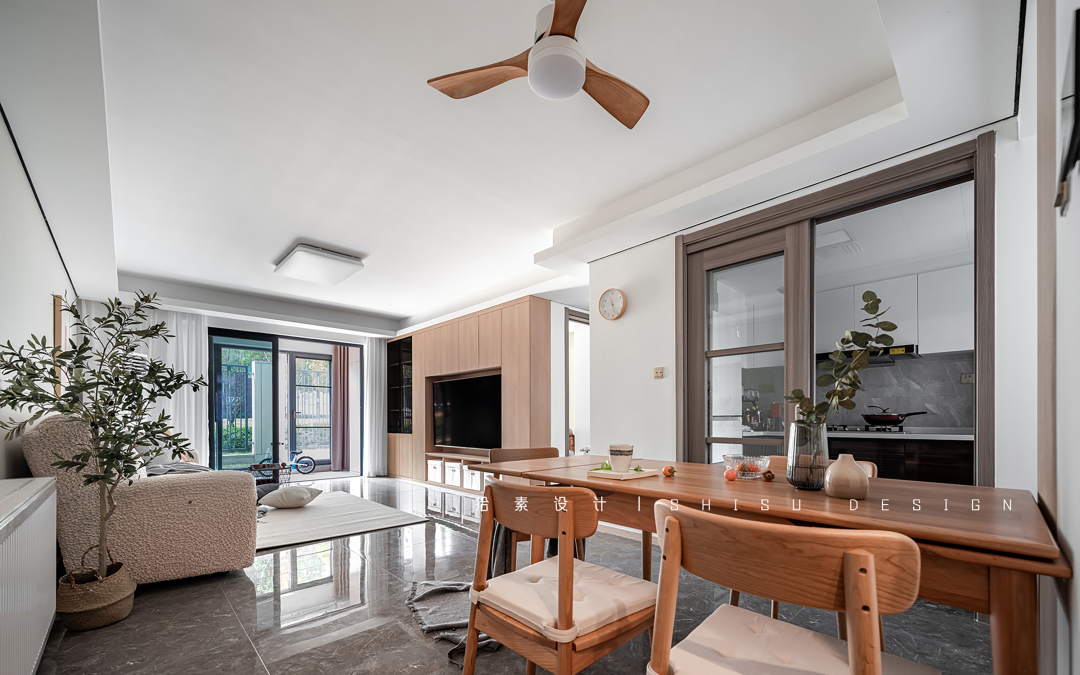 长沙·中海阅麓山142㎡现代原木风精装改造丨中国长沙丨拾素设计-40