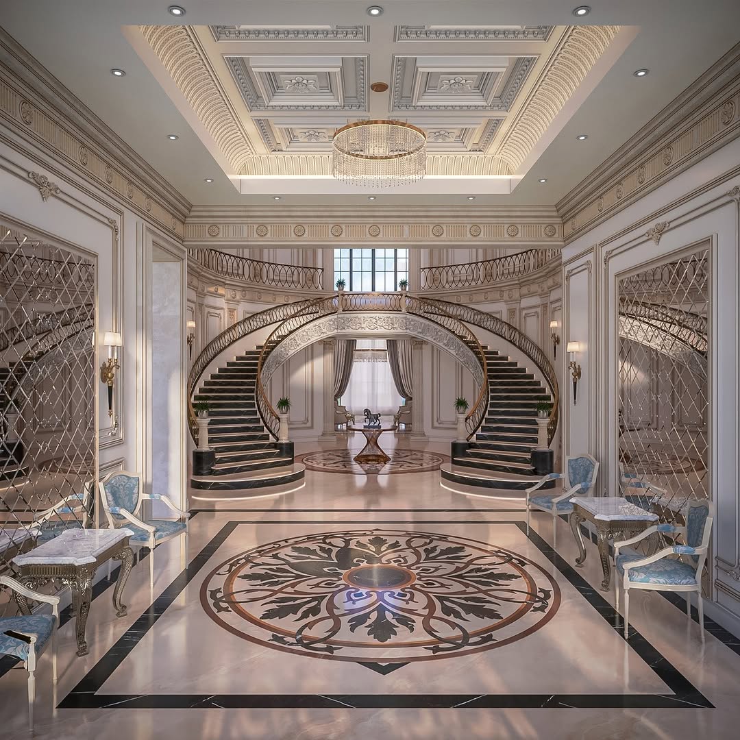 Luxury Classical Villa Reception Design-1