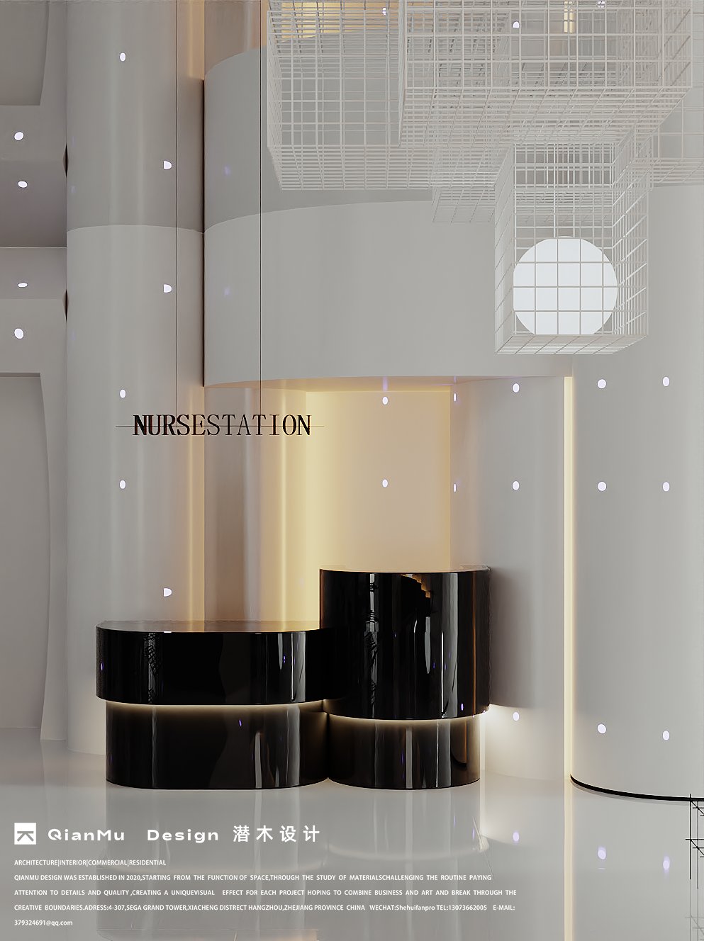 黑紫之境 · 玛莲朵·Spa 现代简约设计探秘丨中国北京丨QIANMU DESIGN-3