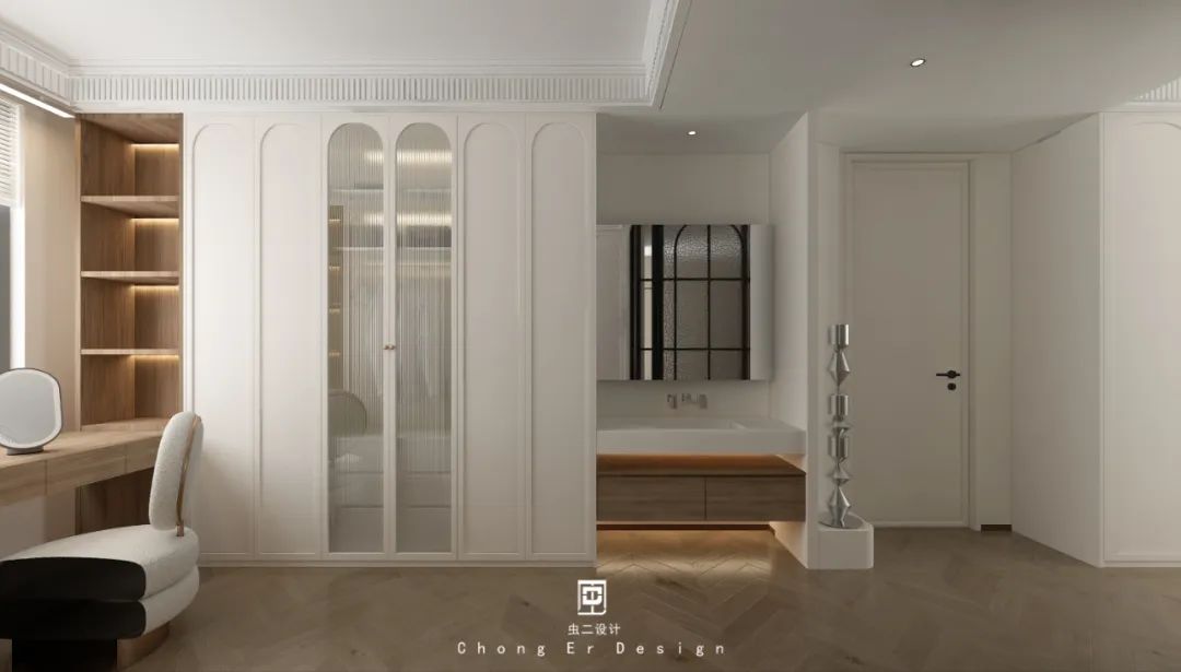 泰山院子中古奶油风设计丨中国泰安丨虫二设计-32