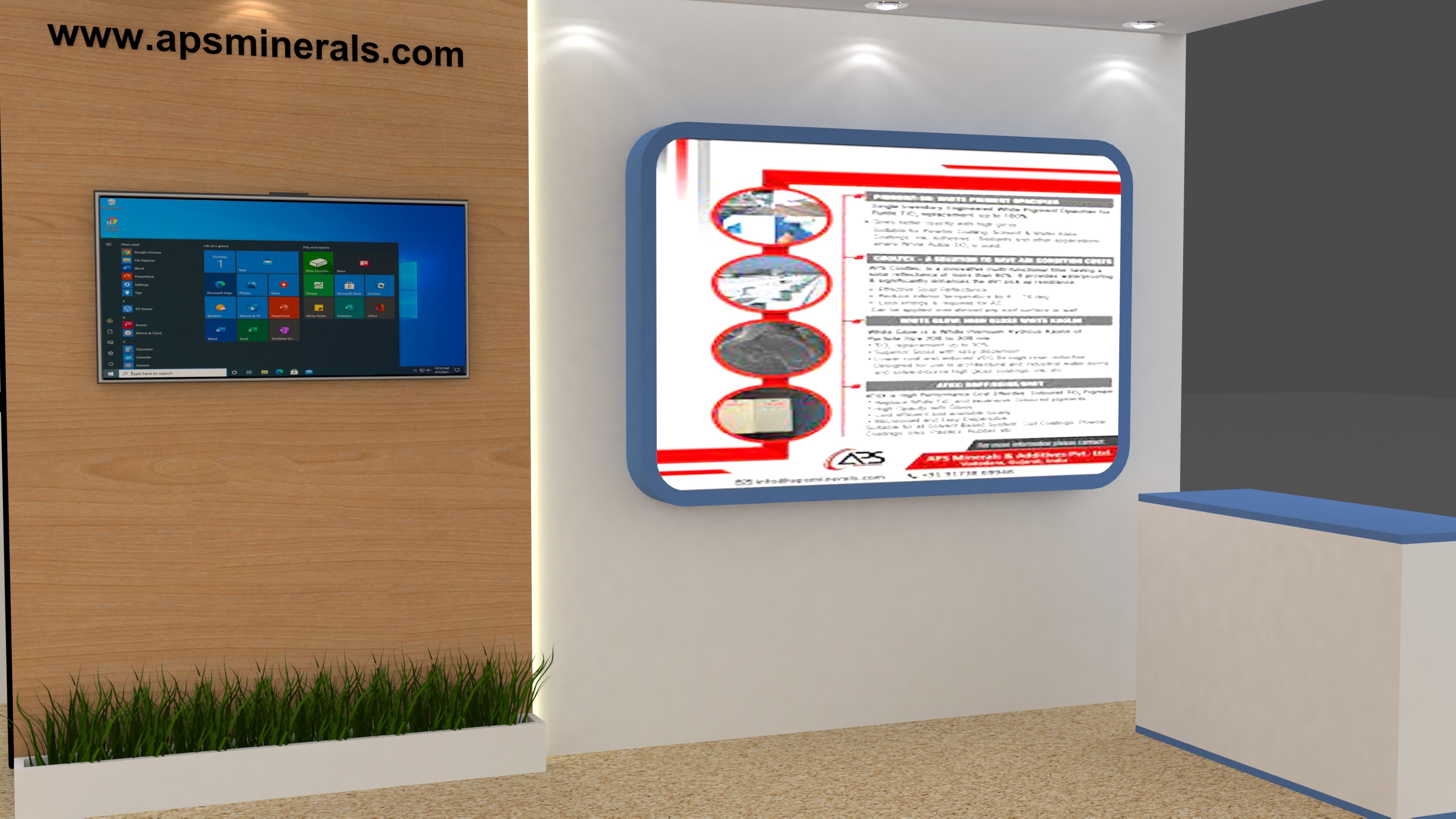 APS Minerals 3 Side Stall-6