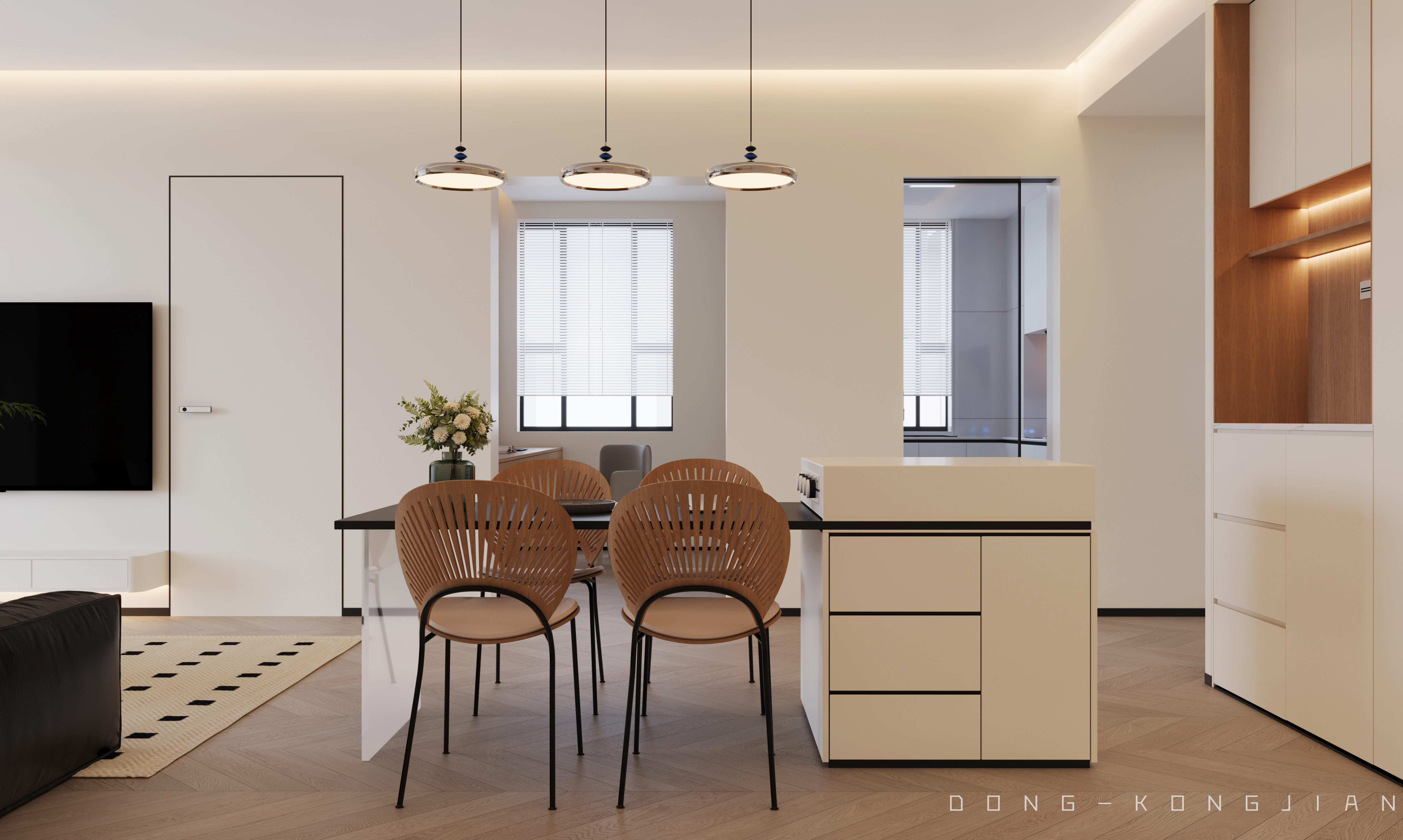 现代简约室内设计丨源白设计-4