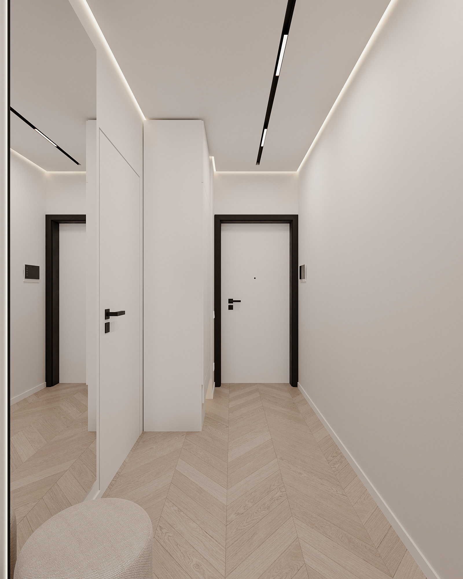 khaki & wood apartment-12