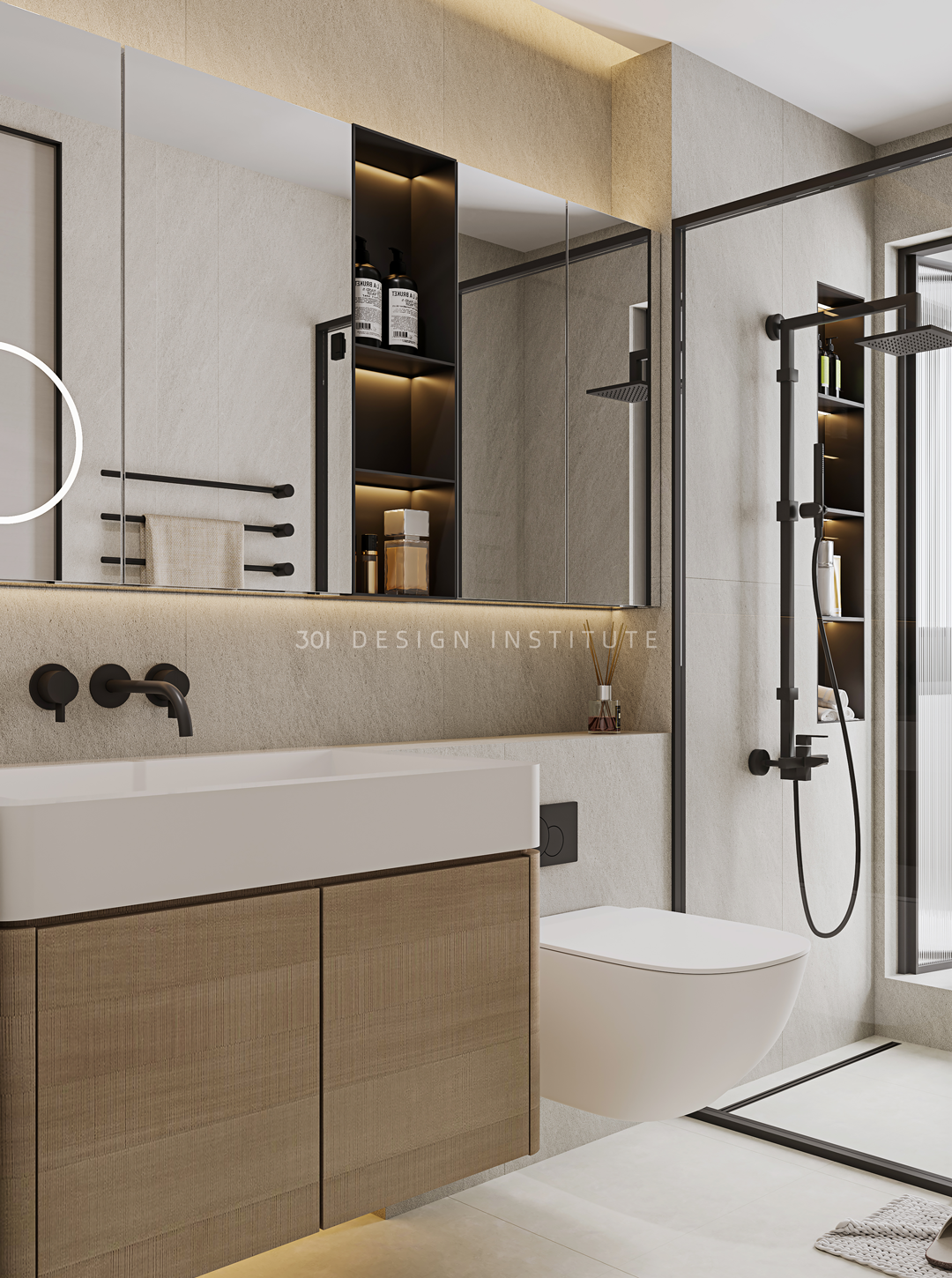 广州东风广场现代简约平层住宅丨中国广州丨301 设计研究所-25